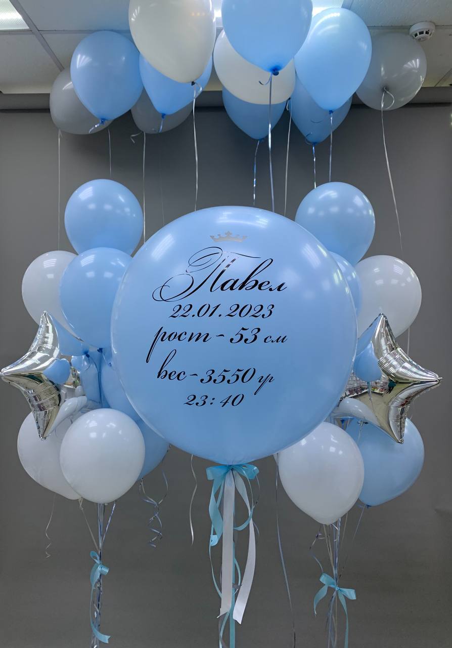 Набор воздушных шаров для новорожденных 104