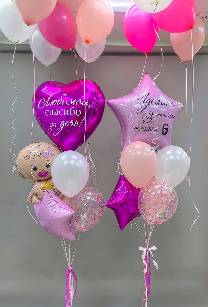 Набор воздушных шаров для новорожденных 115