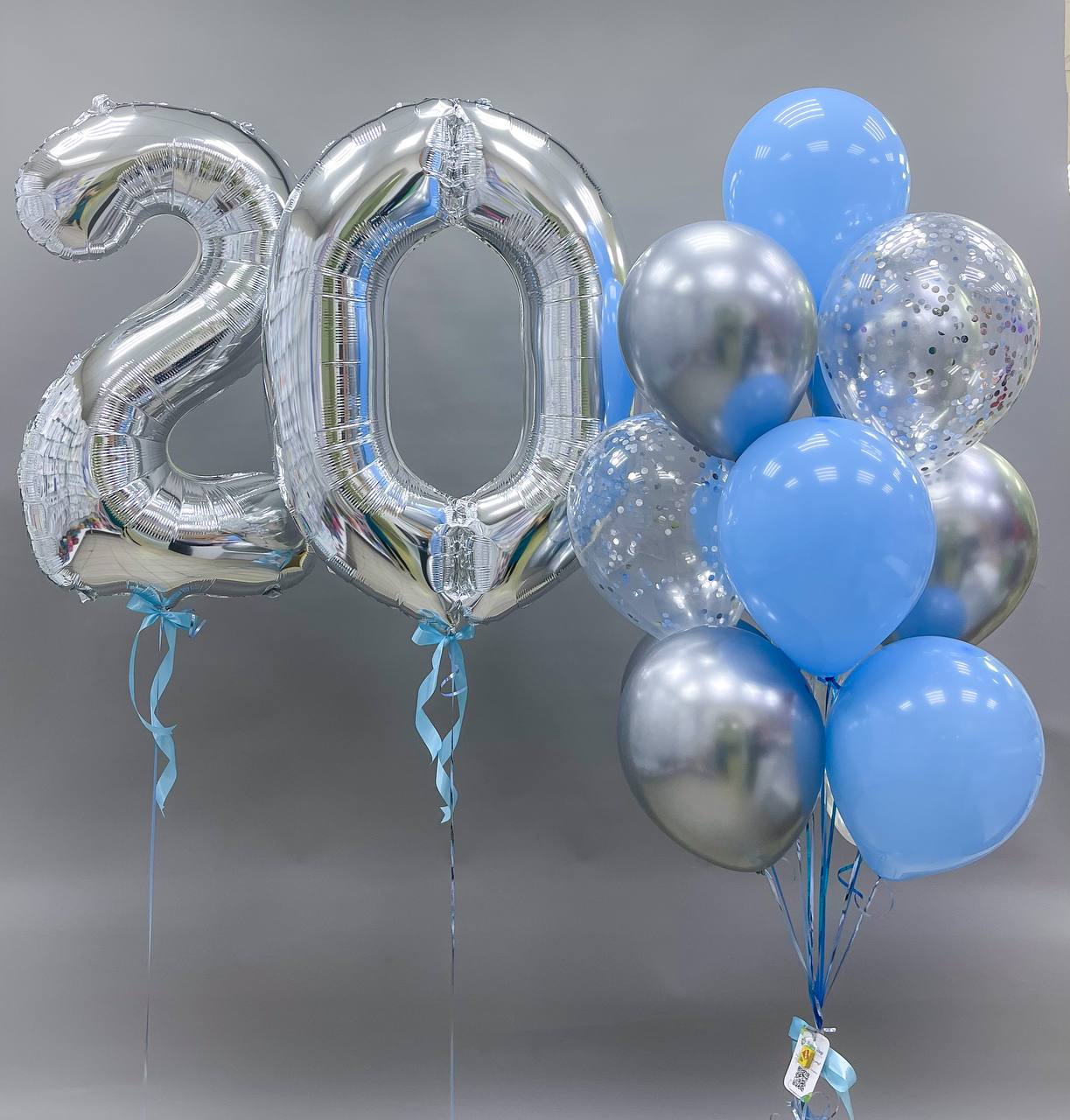 Набор воздушных шаров с цифрами 433