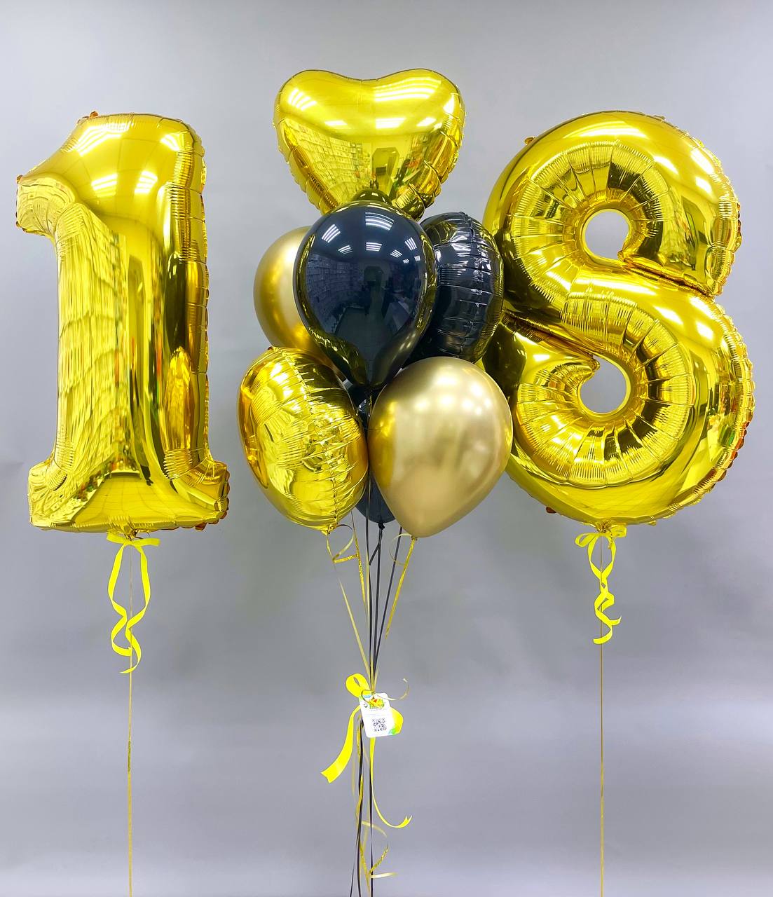 Набор воздушных шаров с цифрами 439