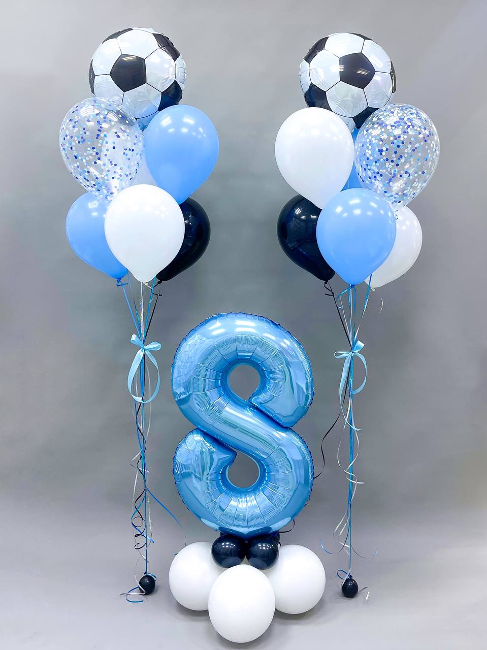 Набор воздушных шаров с цифрами 453