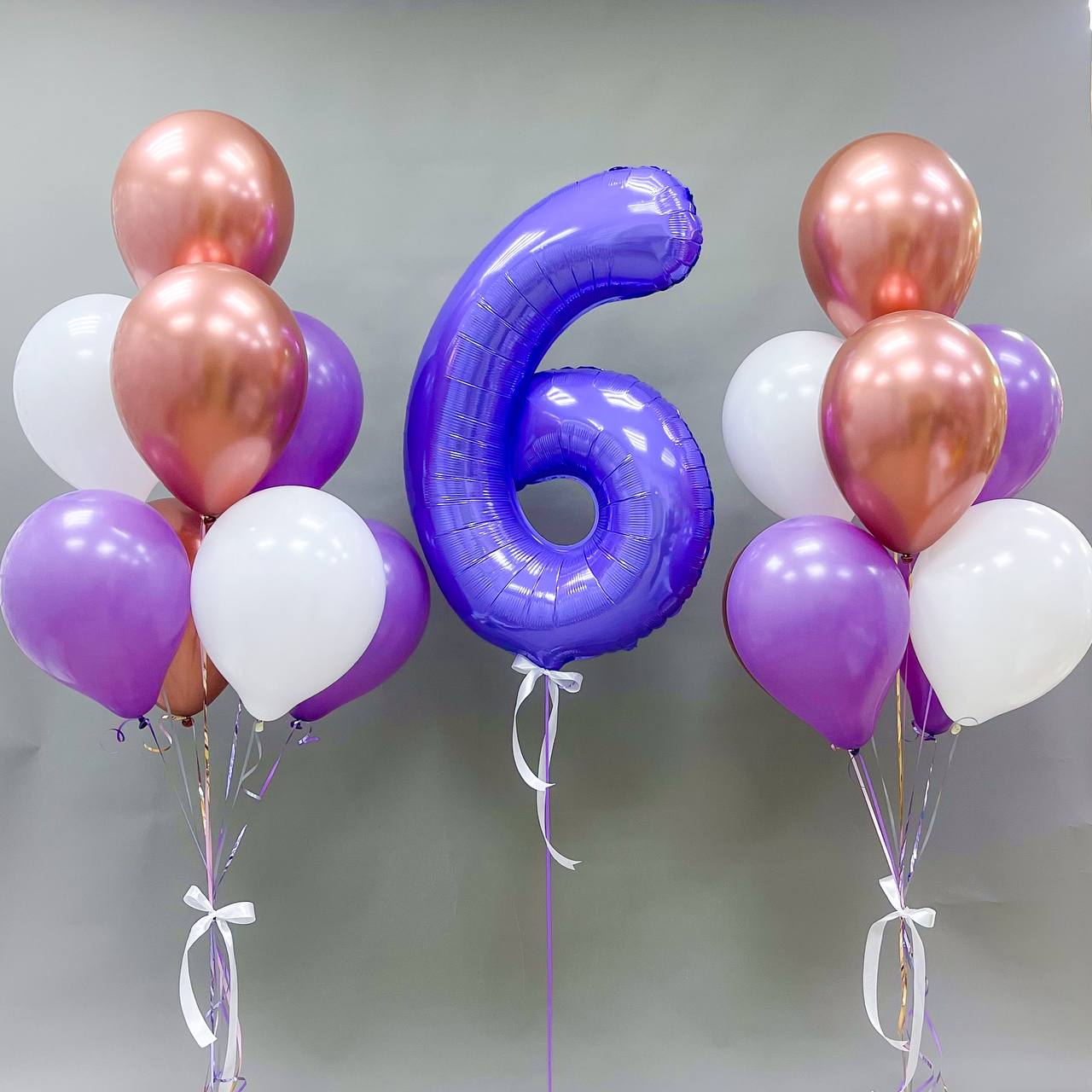 Набор воздушных шаров с цифрами 454