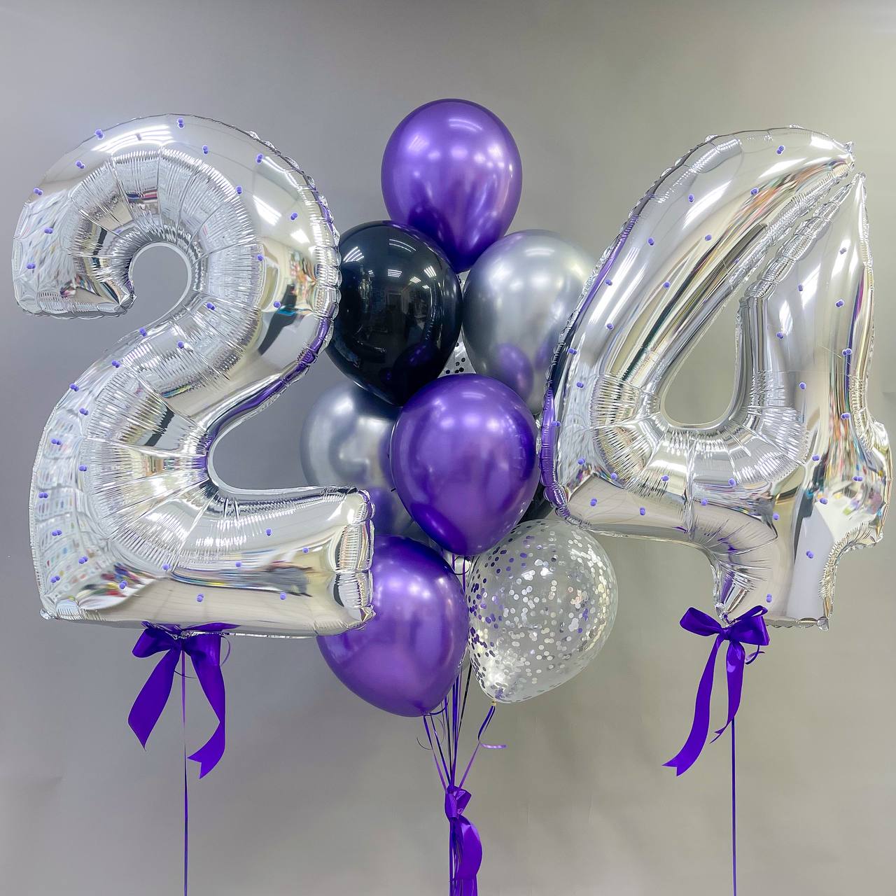 Набор воздушных шаров с цифрами 467