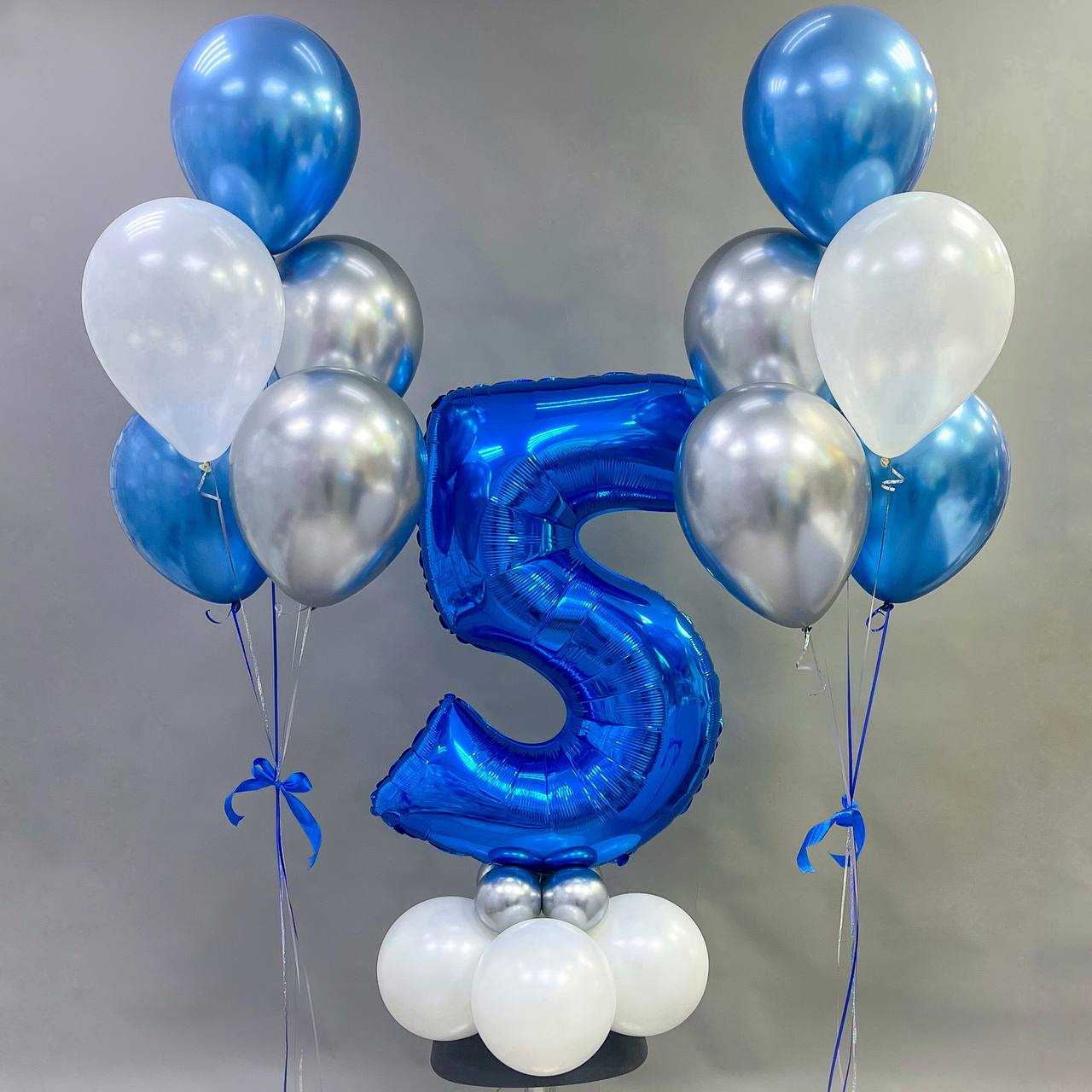 Набор воздушных шаров с цифрами 470