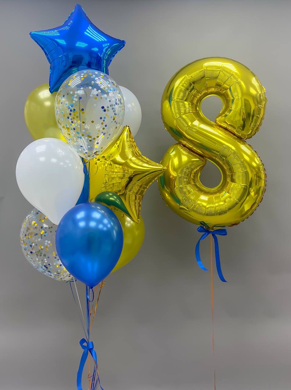 Набор воздушных шаров с цифрами 479