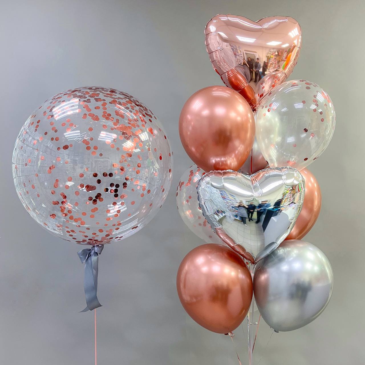 Набор воздушных шаров с большим шаром 600