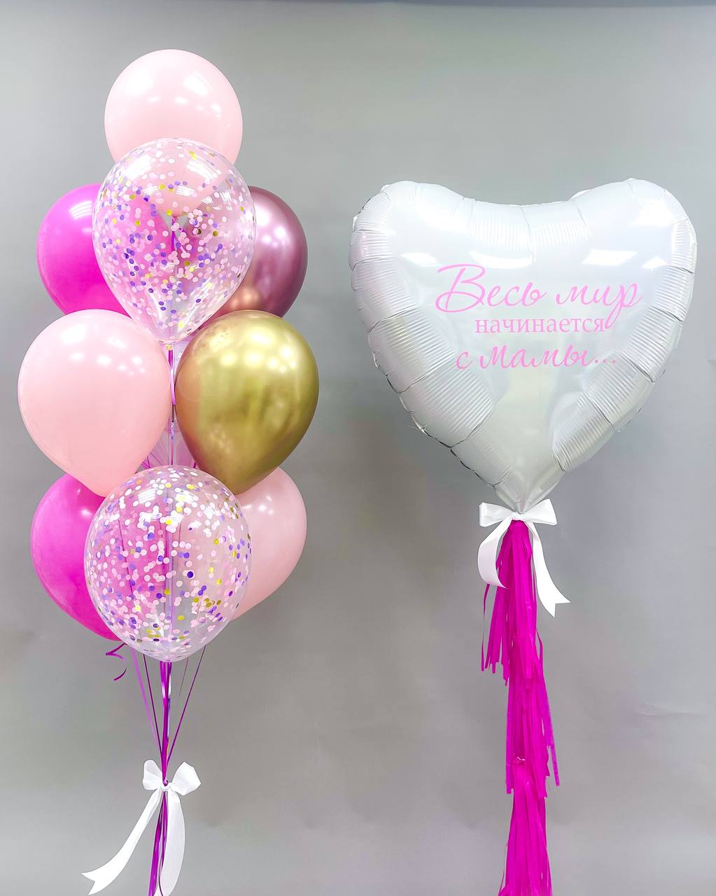 Набор воздушных шаров с большим сердцем 227